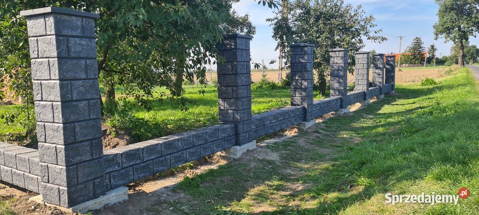 Ala klinkier słupki murki ogrodzenia imitacja