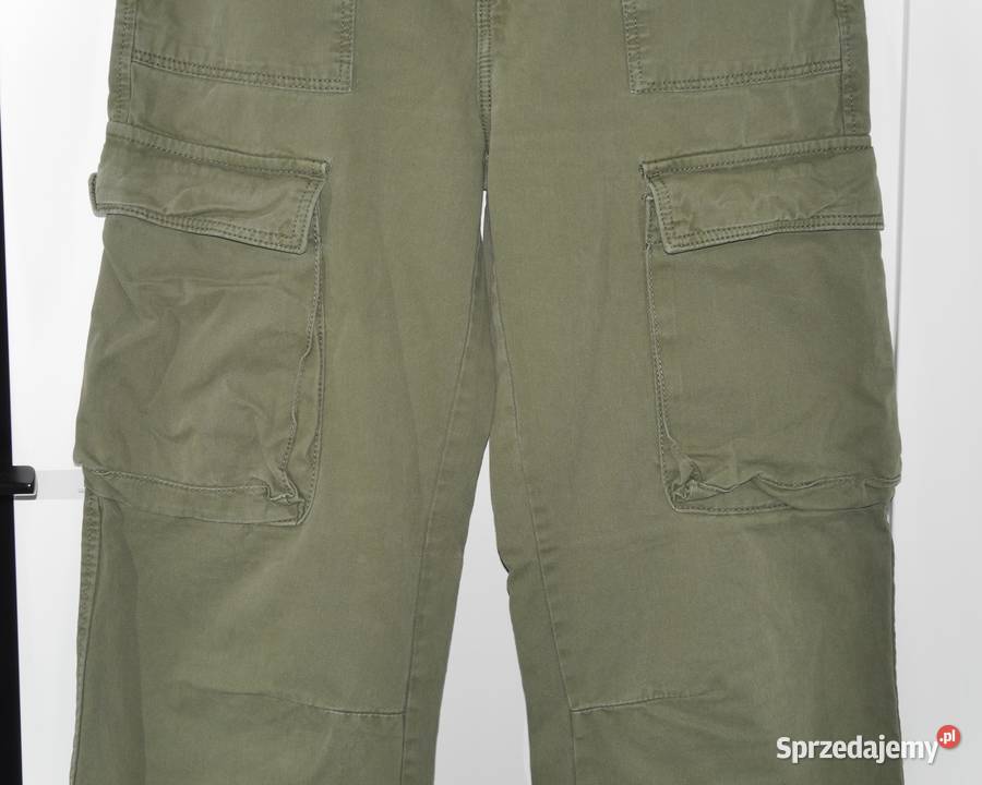 Bershka Cargo świetne spodnie bojówki 36 S Wrocław