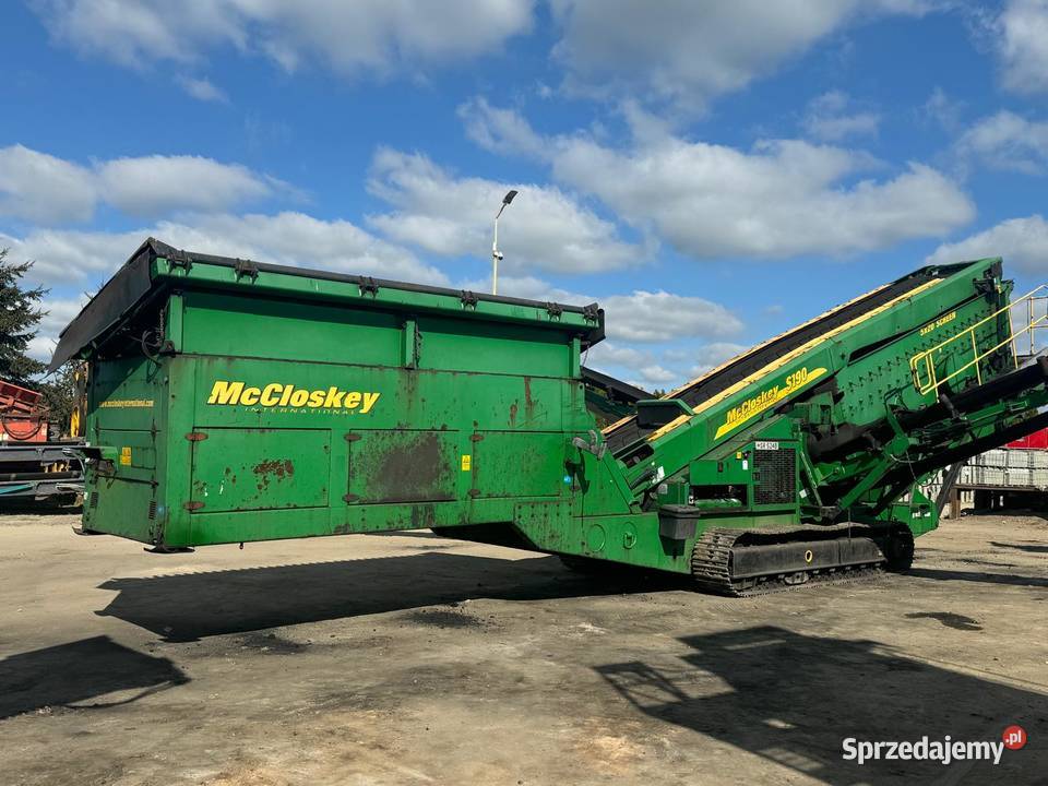 McCloskey S190 3D 2019 Mobilny przesiewacz nie Pozostałe Kołodziejewo