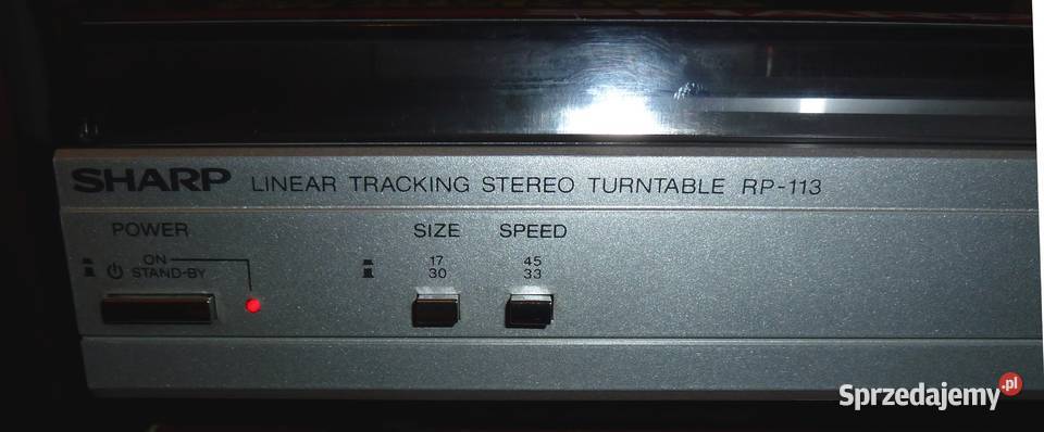 JAPOŃSKI gramofon Sharp RP113 linear tracking Wrocław sprzedam