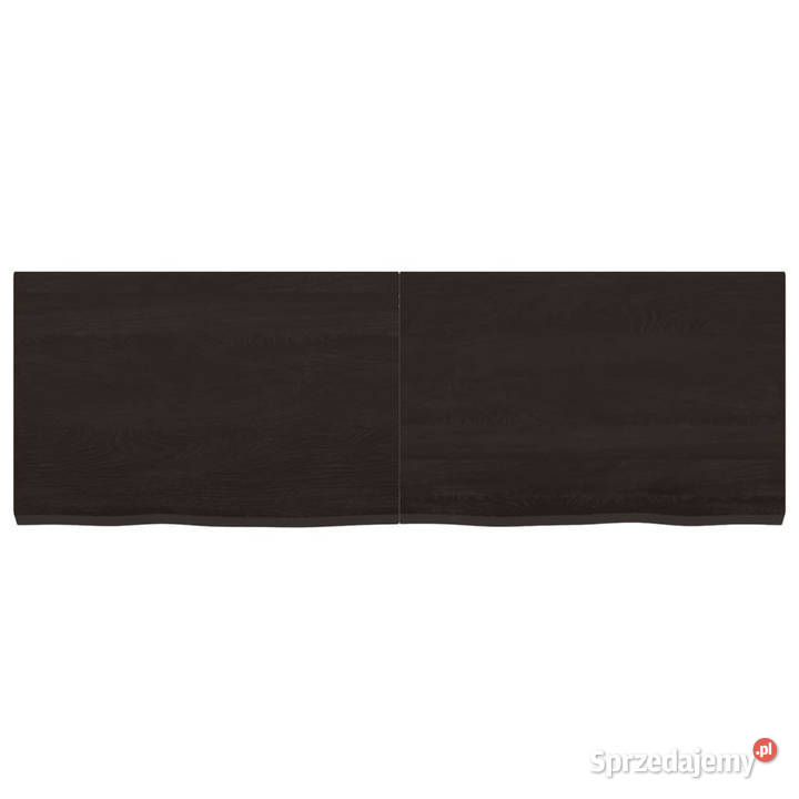 Półka ciemnobrązowa 120x40x24 wykończone drewno Warszawa sprzedam