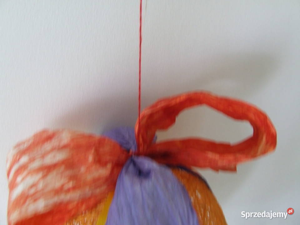 Dekoracyjne jajko wielkanocne pomarańczowe 16 20 Oborniki Śląskie