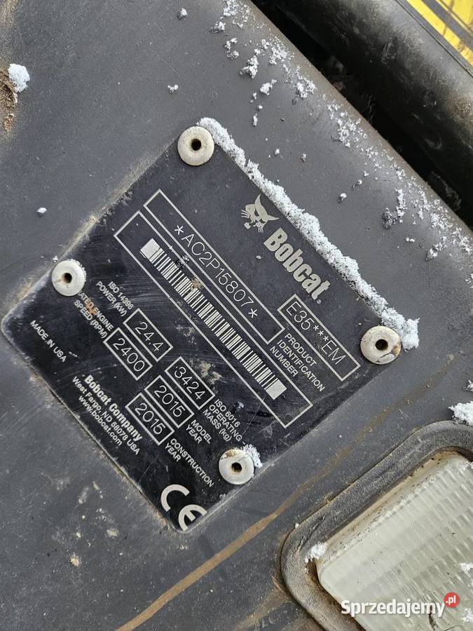 Koparka Bobcat E35 Ciechanowiec