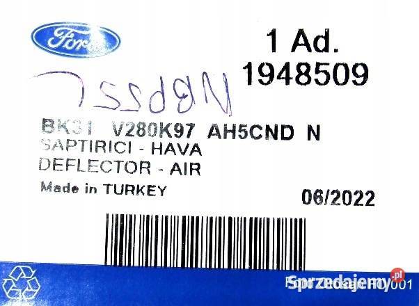 NAKŁADKA LISTWA BŁOTNIKA TYŁ LEWA FORD TRANSIT dolnośląskie Głogów