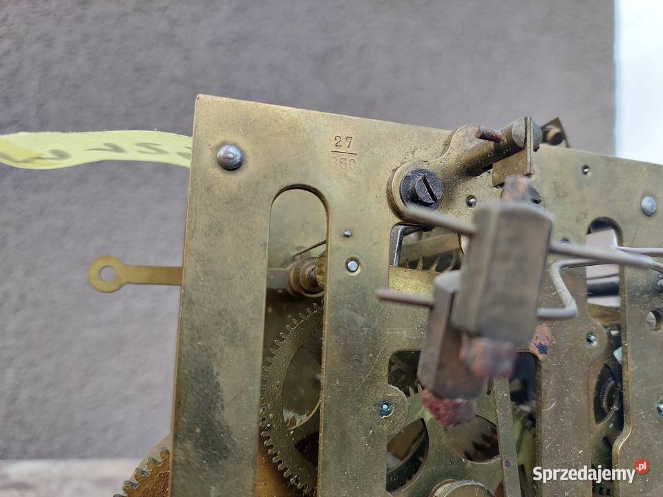 M129 Mechanizm starego zegara ściennego HAU Tczew