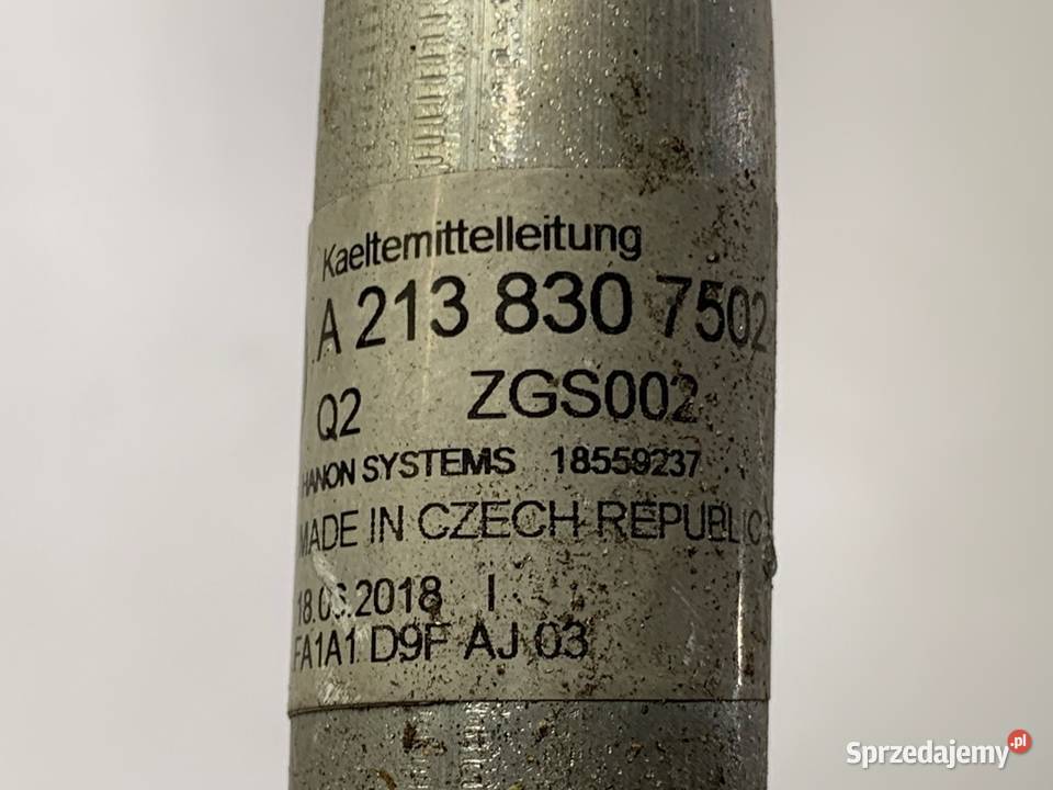 RURKA KLIMATYZACJI MERCEDES CLS A2138307502 30