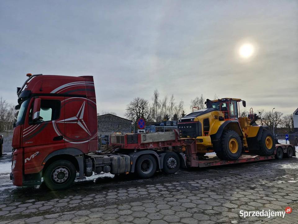 transport niskopodwoziowy laweta maszyny