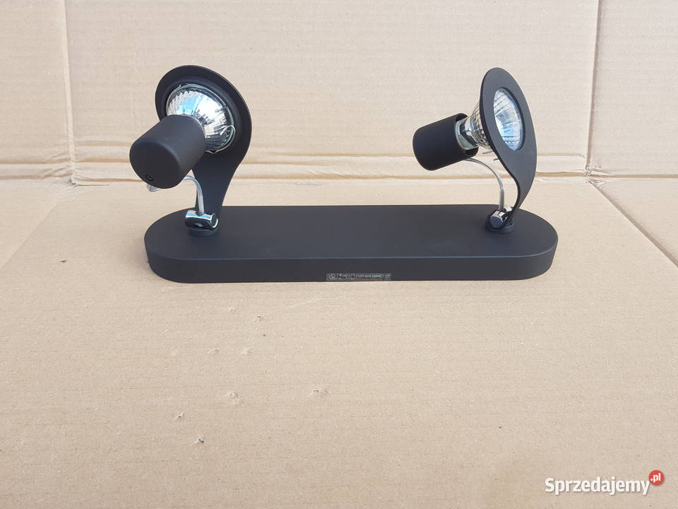 Lampa sufitowa listwa SPOT 2x50W czarny mat do Warszawa