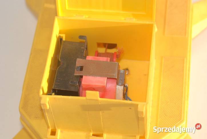 Stary zabawka dźwig żuraw suwnica antyk Cieszyn