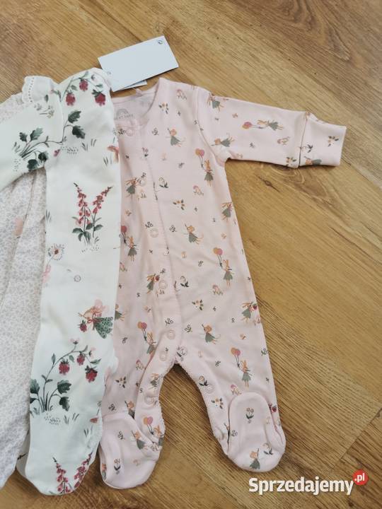 Pajacyki dziewczęce Next pajace śpiochy piżamki Lipowa