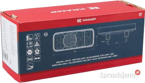 Lampa tylna zespolona LED prostokątna 1224V małopolskie