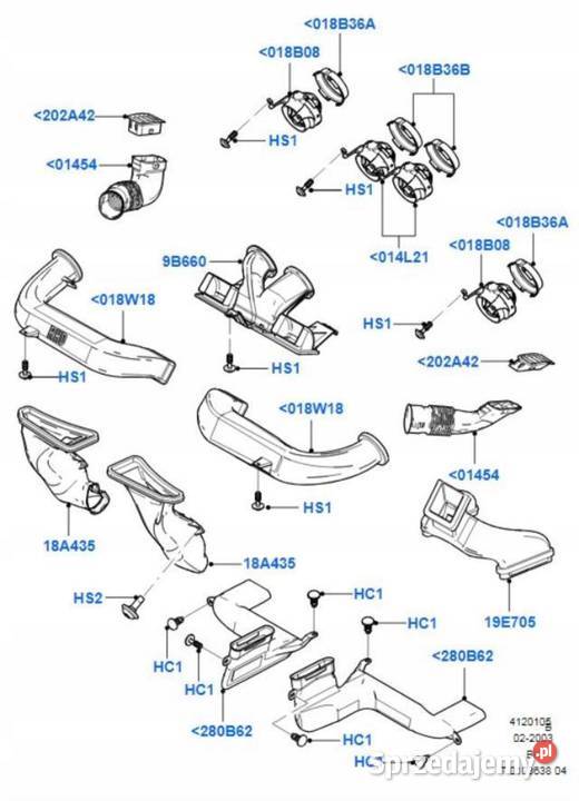 RAMKA KRATKI NAWIEWU FORD FIESTA 0108 FUSION sprzedam