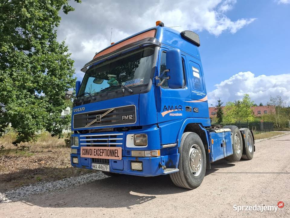 Volvo FM 12 Specjalny ciągnik siodłowy Pusher Samochody ciężarowe mazowieckie Warszawa