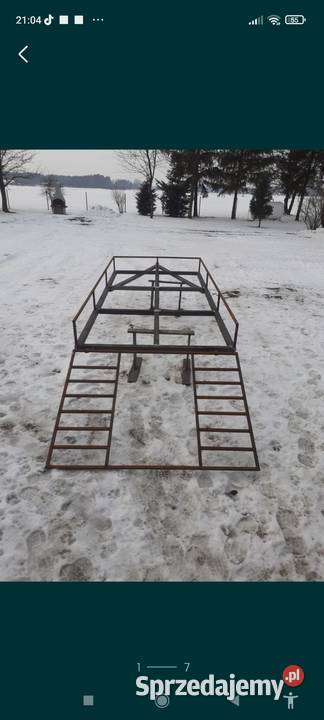 Rama do przyczepki 250x150 z najazdami Raciąż