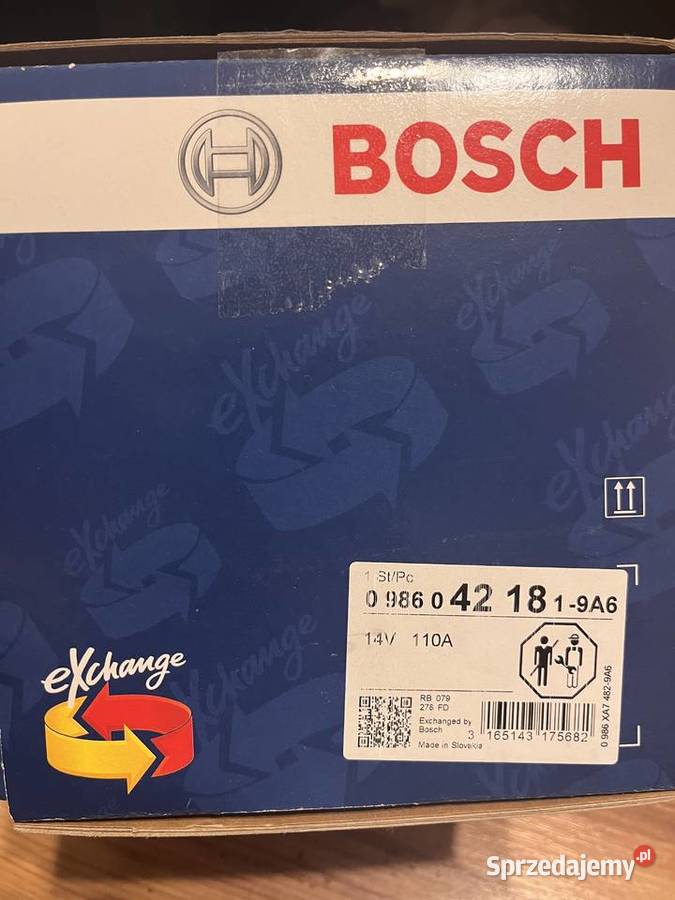 Alternator Bosch Valeo Clio Kangoo Thalia 0 986 Wrocław