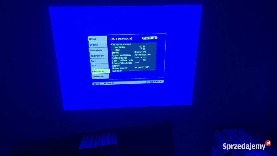 EPSON EB-X39 projektor rzutnik 40 