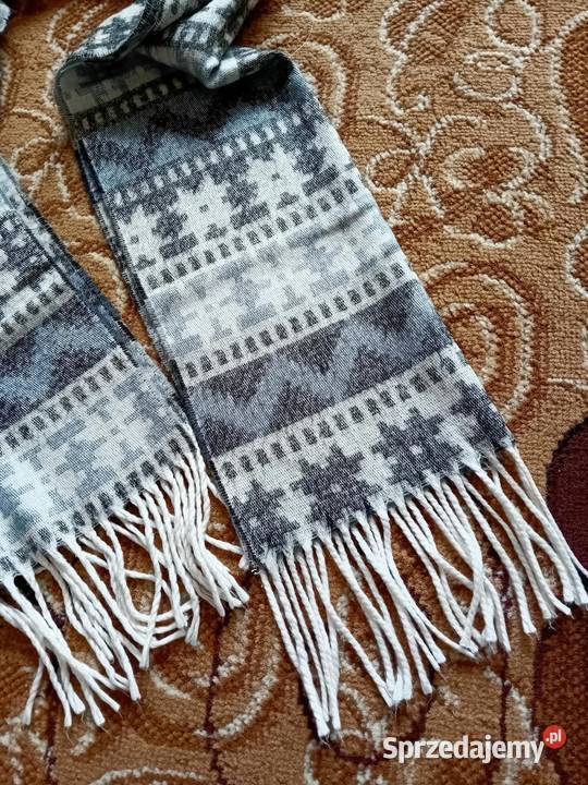 Szal dłuższy we wzory Dla kobiet Warszawa