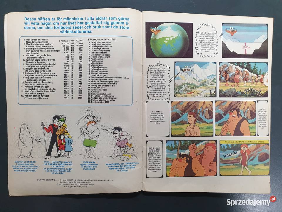 Było Sobie Życie komiks TV 1982 język norweski pomorskie Gdynia