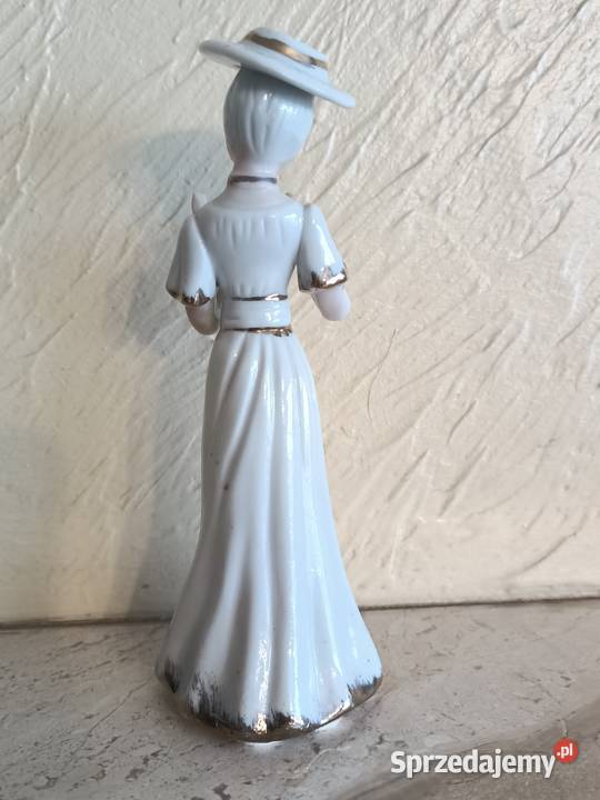 Figurka porcelana DAMA KOBIETA W KAPELUSZU lubelskie Zamość sprzedam