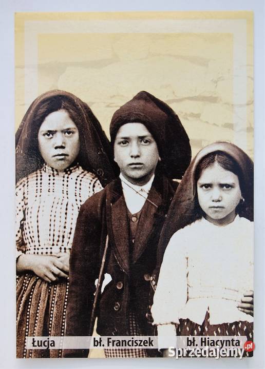 Dzieci Łucja Franciszek Hiacynta Fatima obrazek