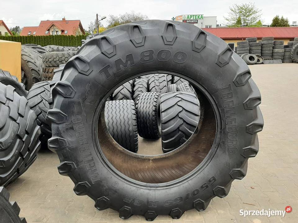 Opona używana rolnicza 65065R38 TRELLEBORG TM800 Opony rolnicze Zaścianki sprzedam