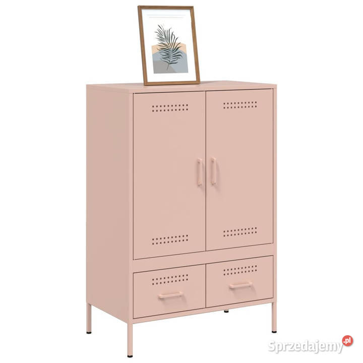 Szafka różowa 68x39x1015 stal WM843109