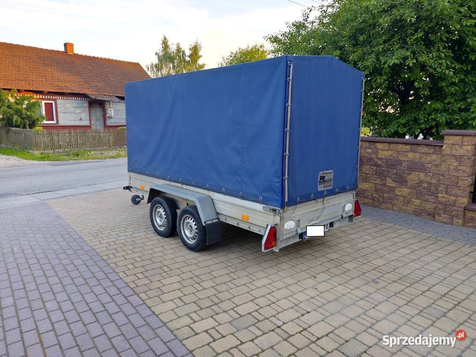 Przyczepa RYDWAN Dwuosiowa DMC 750 320 x 150 Burtowe i plandeki świętokrzyskie sprzedam