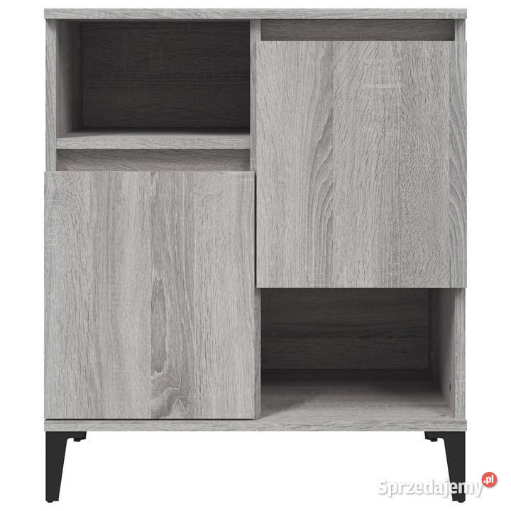 Komoda szary dąb sonoma 60x35x70 materiał