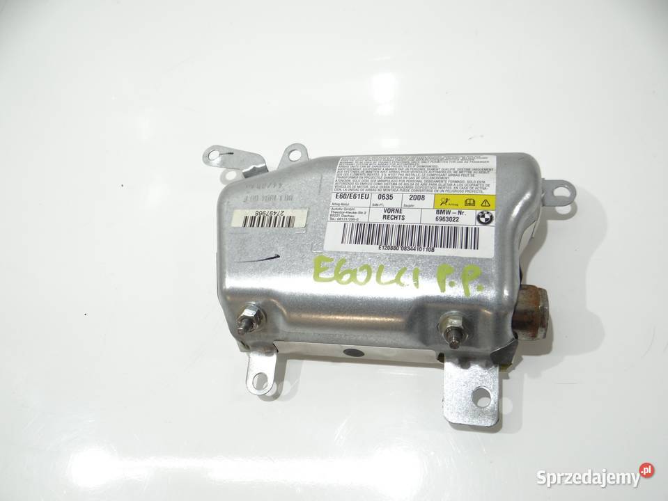 PODUSZKA AIRBAG DRZWI PRAWY PRZÓD BMW E60 E61 osobowe Strzyżewice