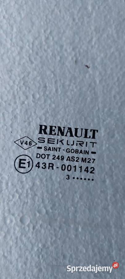 Szyba drzwi prawy tył RENAULT MEGANE II HB zachodniopomorskie Szczecin