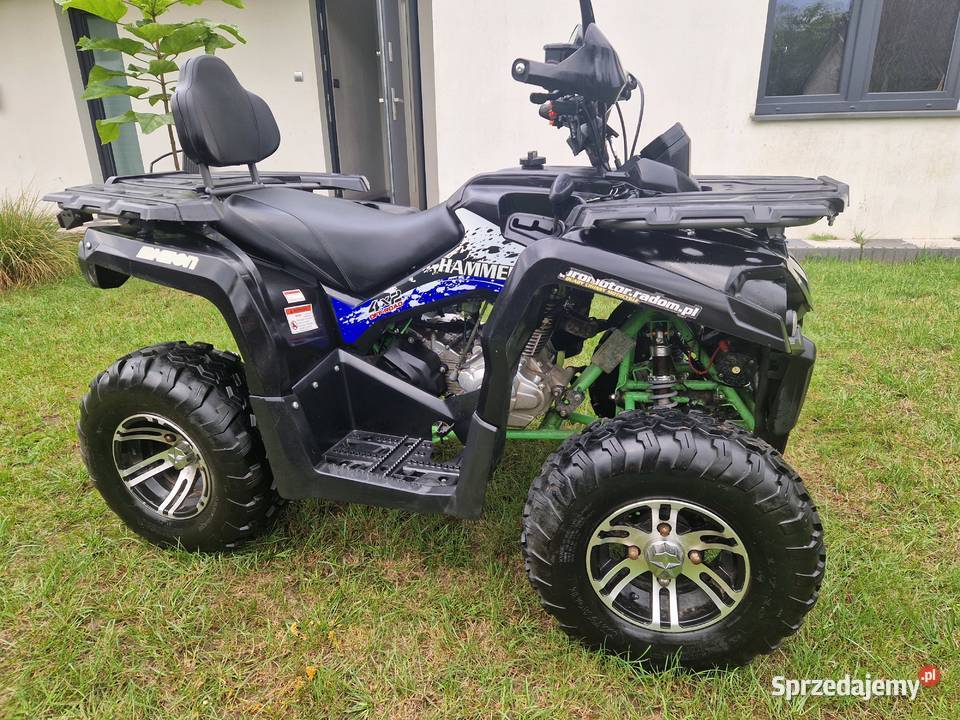 Quad Mikilon 200 z homologacją wyciągarka hak