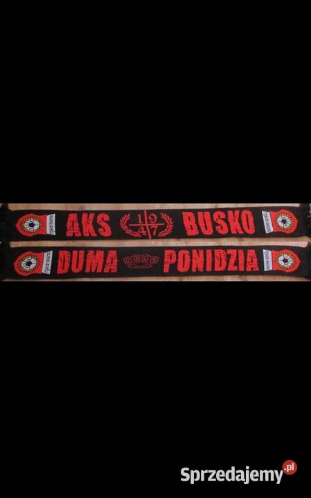 Szaliki AKS BuskoZdrój Wiślica sprzedam