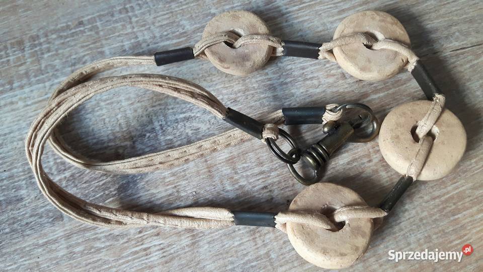 Naszyjnik ceramiczny ręcznie wykonany Otwock