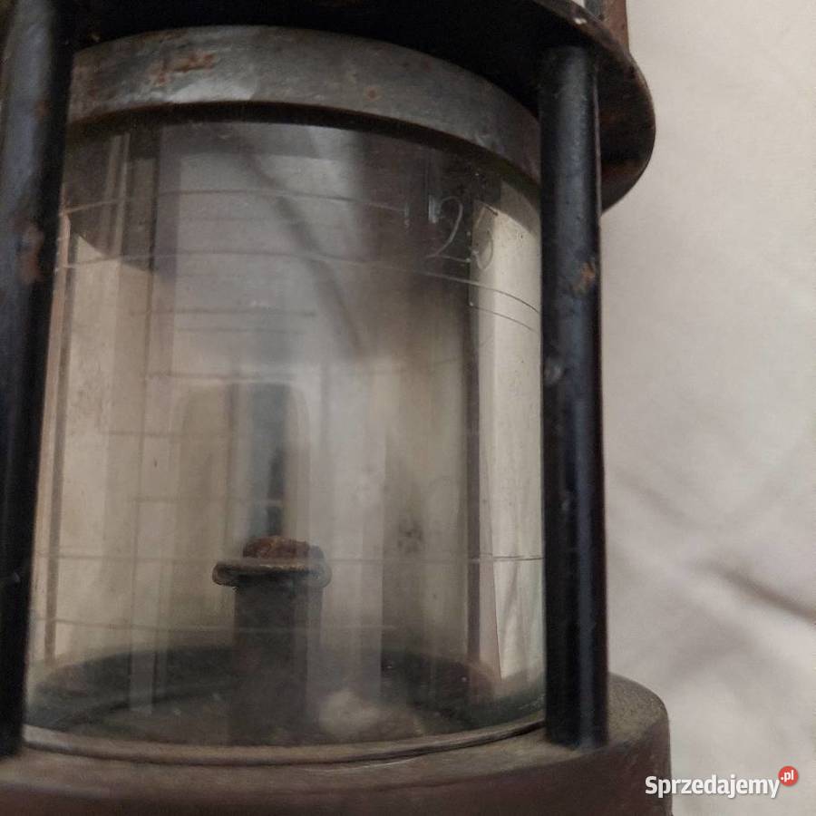 Stara lampa górnicza Oryginał śląskie