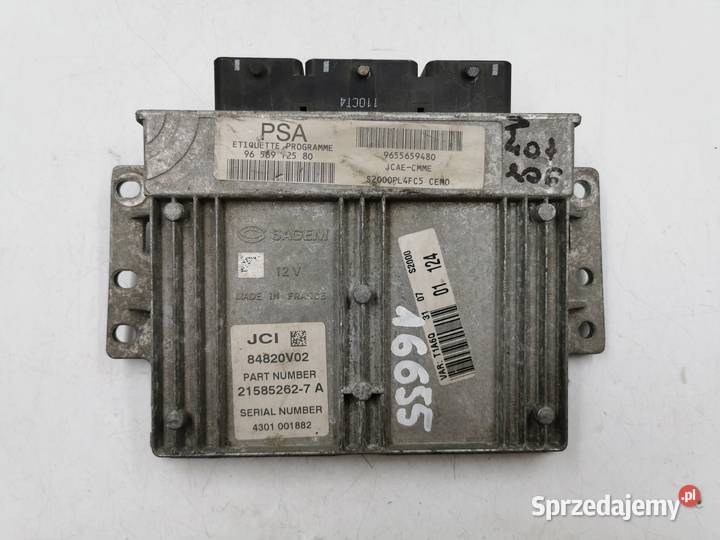 Sterownik Silnika Peugeot 206 14 8v KFW Komputery Wyszków