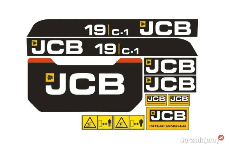 Naklejki oklejenie JCB 19 C1 Zamiennik Janików
