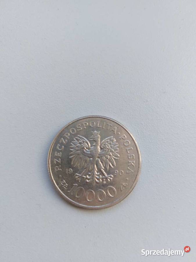 moneta 10 000 Solidarność PRL Poznań