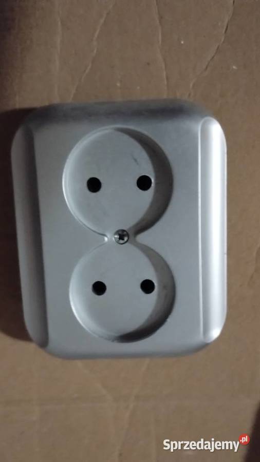 gniazdko elektryczne pojedyncze podwójne bez Poznań
