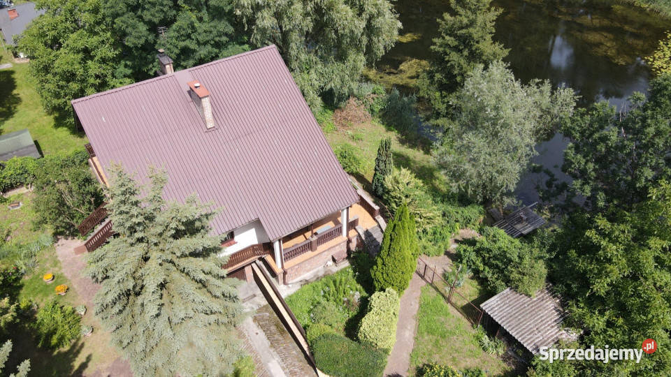 Dom Wisłą z tarasem i widokiem na wodę 85000m2 mazowieckie Mniszew