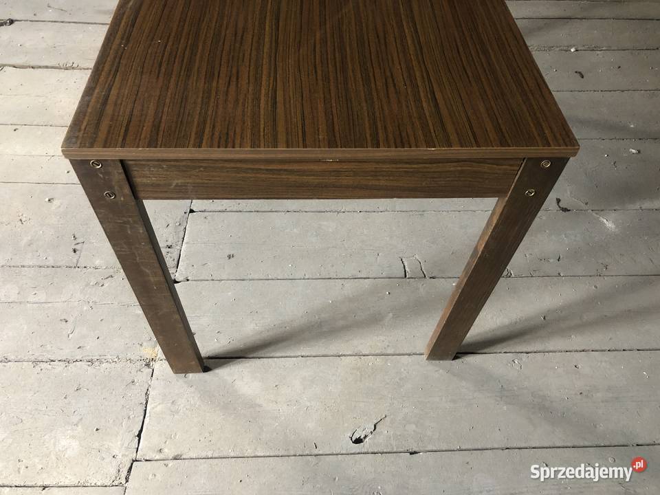 Stół ława stoli rozkładany ciemnobrązowy 75 x Byczyna