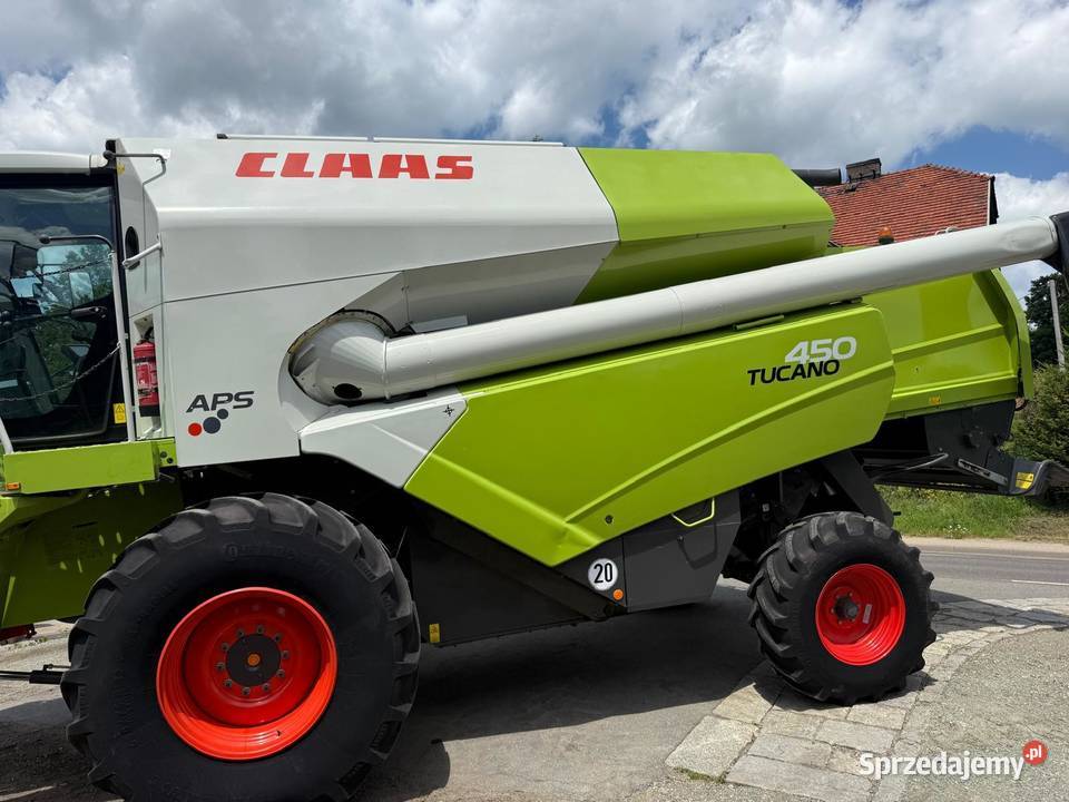 Kombajn zbożowy Claas Tucano 450 heder V660 2400 Nowa Ruda