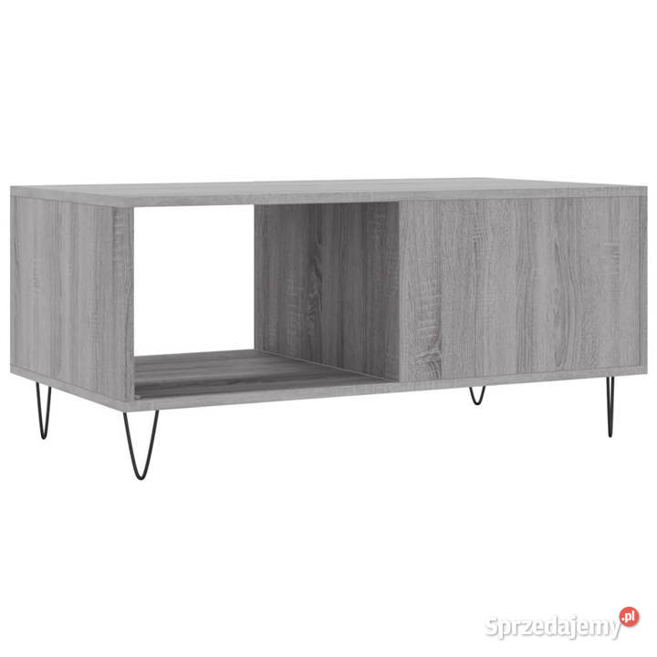 Stolik kawowy szary dąb sonoma 90x50x40 WM829210 Warszawa