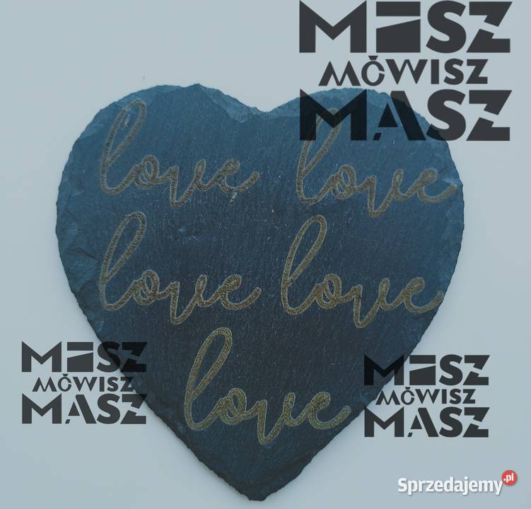 Kamień z napisem LOVE dekoracyjny kocham miłość Racot
