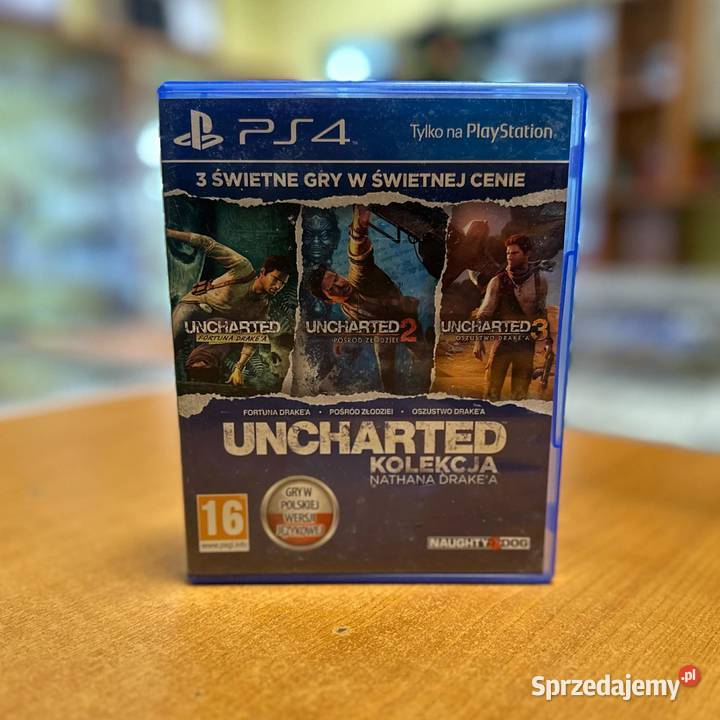 Gra na 4 Uncharted Kolekcja Nathana drakea warmińsko-mazurskie Elbląg sprzedam