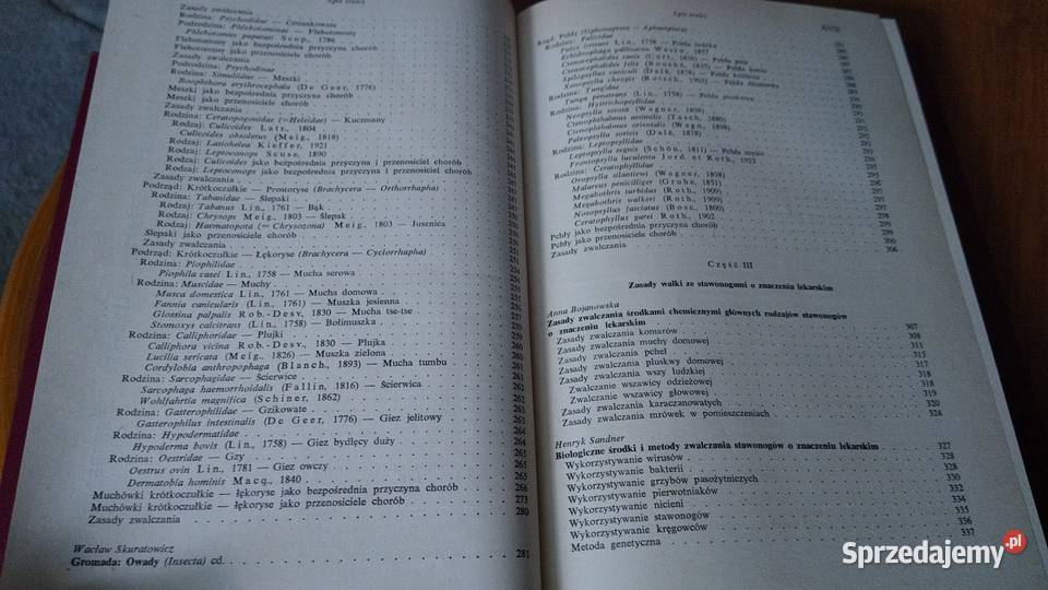 Arachnoentomologia lekarska red Zbigniew Gdańsk sprzedam