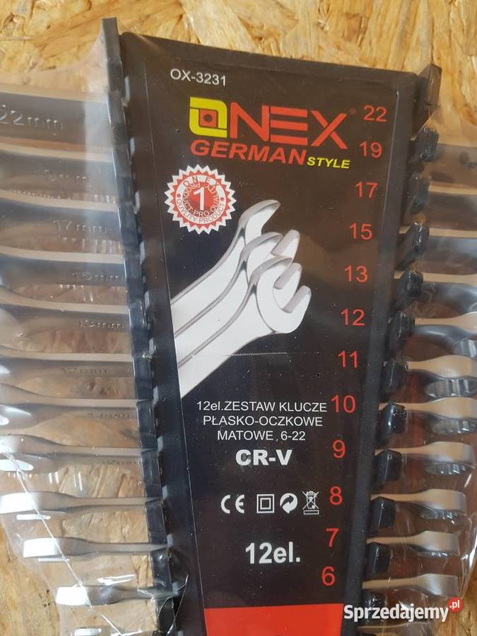 KLUCZ ZESTAW KLUCZY ONEX OX3231 12 wielkopolskie Głogowa