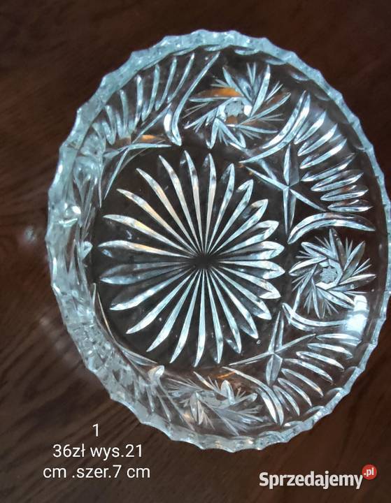 Piękne kryształy PRL Porcelana i szkło lubelskie Lublin sprzedam