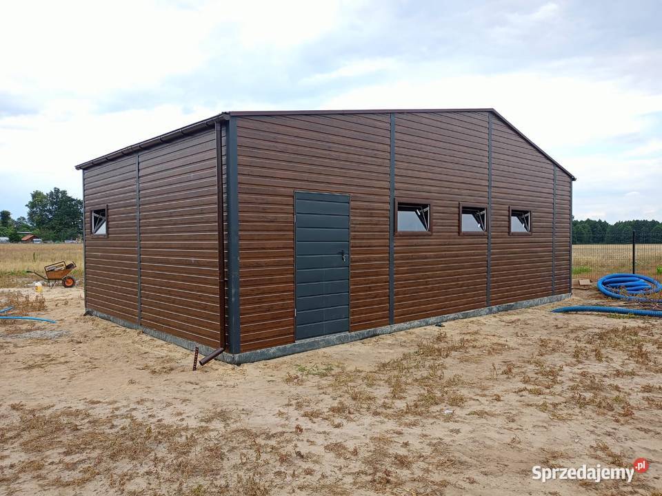 Garaż drewnopodobny blaszak 9x6 Producent 435zł/m2 Ruda Śląska sprzedam