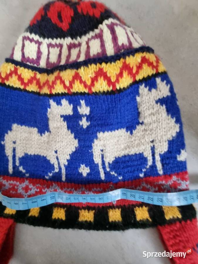 Czapka zimowa ręcznie wykonana w stylu Lublin