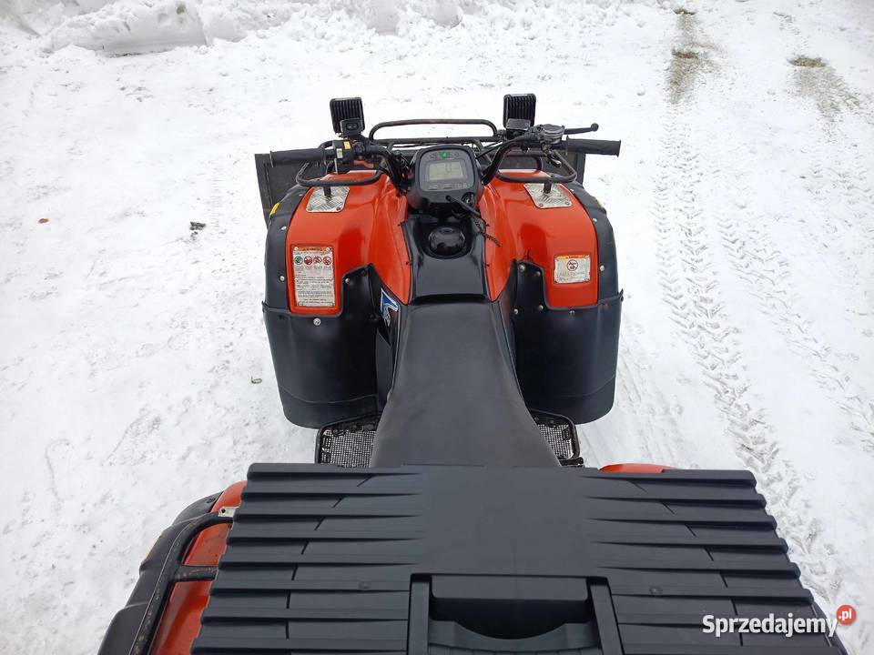 Quad Honda Fourtrax 350 4x4 Pług wyciąarka hak mazowieckie Wsola